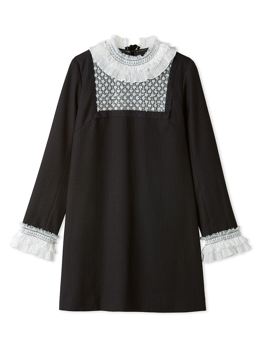 Amazon.co.jp: [L.B CANDY STOCK]レースカラービジューミニワンピース